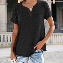 Ladda upp bild till gallerivisning, T-shirt med V-ringad ficka