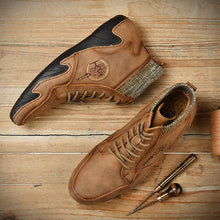 Ladda upp bild till gallerivisning, Mode läder stövlarcasual skor
