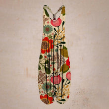 Ladda upp bild till gallerivisning, Förköp-Linne jumpsuit med tropiskt tryck(🔥🔥Köp 2, -10 %; Köp 3, -15 %)