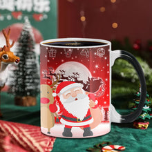 Ladda upp bild till gallerivisning, Färgskiftande termosmugg med julmotiv