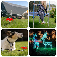 Ladda upp bild till gallerivisning, 8" inskruvade tältpinnar - Inskruvade markankare