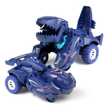 Ladda upp bild till gallerivisning, Transformerande glidande dinosaurieleksaksbil