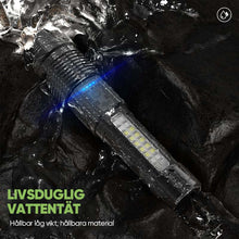 Ladda upp bild till gallerivisning, Ultrastark ficklampa med vit laser och lång räckvidd