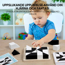 Ladda upp bild till gallerivisning, Dolda block-pussel i trä