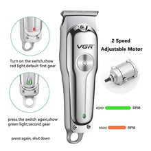 Ladda upp bild till gallerivisning, USB-rakapparat i rostfritt stål