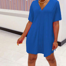 Ladda upp bild till gallerivisning, V-ringad fladdermus ärm topp & short set