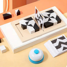 Ladda upp bild till gallerivisning, Dolda block-pussel i trä