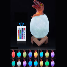Ladda upp bild till gallerivisning, Nattlampa med dinosaurieägg