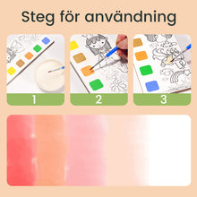 Ladda upp bild till gallerivisning, Akvarell för färgläggning