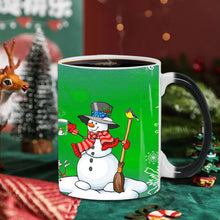 Ladda upp bild till gallerivisning, Färgskiftande termosmugg med julmotiv