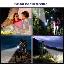 Ladda upp bild till gallerivisning, Ultrastark ficklampa med vit laser och lång räckvidd