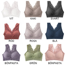 Ladda upp bild till gallerivisning, Andningsbar Bygelfri Spets-BH