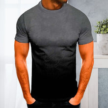 Ladda upp bild till gallerivisning, Gradienttryck Kortärmad t-shirt med rund hals