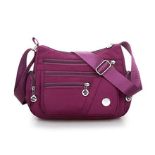 Ladda upp bild till gallerivisning, Axelremsväska Med Flera Fickor
