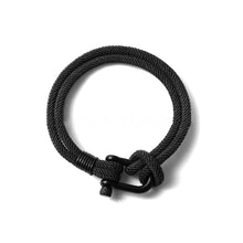 Ladda upp bild till gallerivisning, U-format Nylon flätat armband