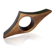 Ladda upp bild till gallerivisning, Bokläsare i massivt trä