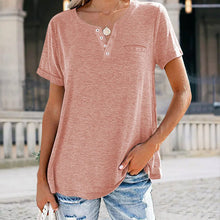 Ladda upp bild till gallerivisning, T-shirt med V-ringad ficka