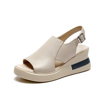 Ladda upp bild till gallerivisning, Mjuka lädersandaler för Kvinnor