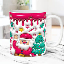 Ladda upp bild till gallerivisning, 3D-mugg med julmotiv