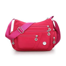 Ladda upp bild till gallerivisning, Axelremsväska Med Flera Fickor
