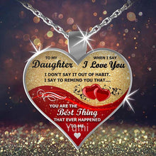 Ladda upp bild till gallerivisning, Nytt halsband talar till dig My Mind Heart Ornament