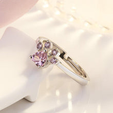 Ladda upp bild till gallerivisning, Söt Kattfotavtrycksring