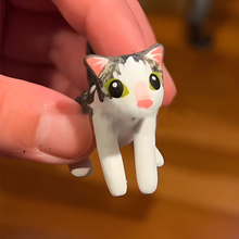 Ladda upp bild till gallerivisning, Kattsand askfat (neonflik)