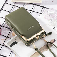 Ladda upp bild till gallerivisning, Telefonväska för kvinnor enfärgad crossbody-väska