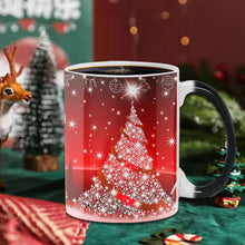 Ladda upp bild till gallerivisning, Färgskiftande termosmugg med julmotiv