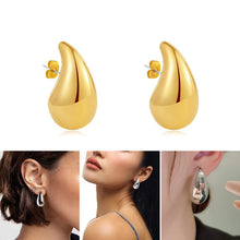 Ladda upp bild till gallerivisning, örhängen med droppform