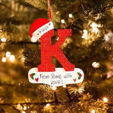 Ladda upp bild till gallerivisning, Gör-det-själv Bokstäver Jul Hängande Ornament