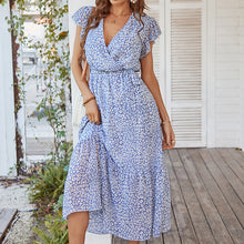 Ladda upp bild till gallerivisning, Printed Casual Holiday Dress