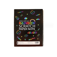 Ladda upp bild till gallerivisning, Anteckningsbok med Rainbow Scratch Art