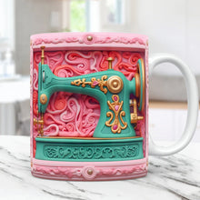Ladda upp bild till gallerivisning, 3D Sewing Machine Printed Water Cup