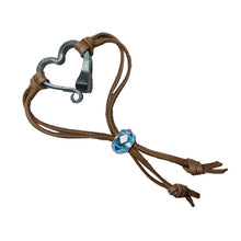 Ladda upp bild till gallerivisning, Handgjort kärlek hästsko nagelarmband