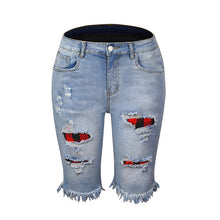 Ladda upp bild till gallerivisning, Casual jeans med hög stretcchig andel