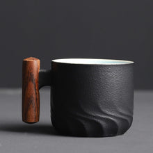 Ladda upp bild till gallerivisning, Handgjord retro keramisk kaffemugg