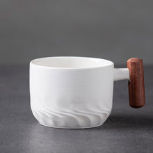 Ladda upp bild till gallerivisning, Handgjord retro keramisk kaffemugg