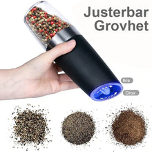 Ladda upp bild till gallerivisning, Automatisk elektrisk gravitationsinduktion salt- och pepparkvarn
