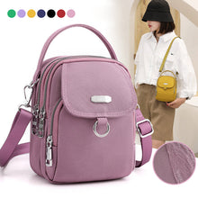 Ladda upp bild till gallerivisning, Lätt Vattentät Crossbody-väska med Flera Fickor