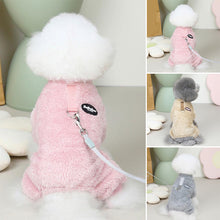 Ladda upp bild till gallerivisning, Elastisk jumpsuit för husdjur i fleece med dragkedja