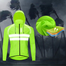 Ladda upp bild till gallerivisning, Vindtät och reflekterande jacka