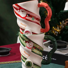 Ladda upp bild till gallerivisning, Jul spiralformad mugg
