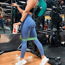 Ladda upp bild till gallerivisning, Sömlösa tighta yogabyxor med hög midja stretch