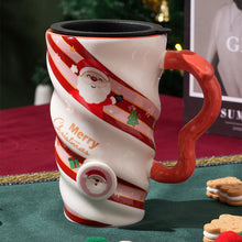 Ladda upp bild till gallerivisning, Jul spiralformad mugg