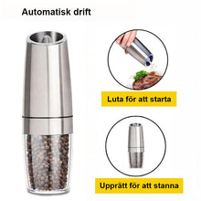 Ladda upp bild till gallerivisning, Automatisk elektrisk gravitationsinduktion salt- och pepparkvarn