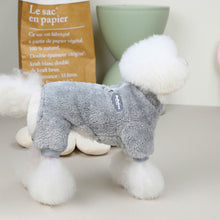 Ladda upp bild till gallerivisning, Elastisk jumpsuit för husdjur i fleece med dragkedja