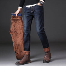 Ladda upp bild till gallerivisning, Male Loose Stretchy Denim Straight Pants