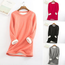 Ladda upp bild till gallerivisning, Värmande tröja i lammskinnsfleece för kvinnor