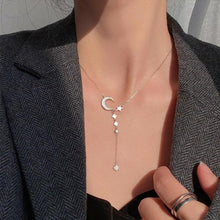 Ladda upp bild till gallerivisning, Halsband med månstjärnor i sterling silver